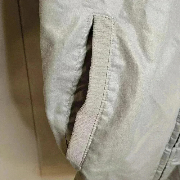 Vintage Gray Bomber Jacket, Size 2, Unbranded - Picture 4 of 8